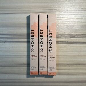 Honest Liquid Eyeliner Draw The Line Black 3 Pack